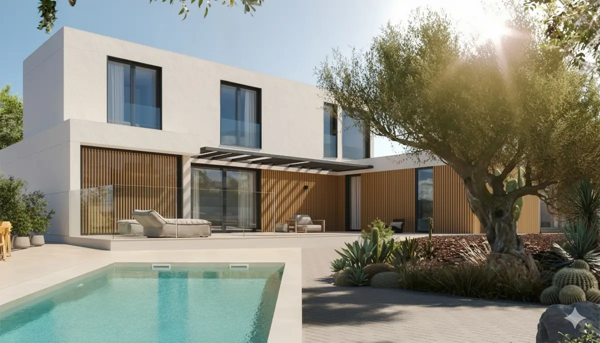 Proyecto vivienda madera técnica WPC