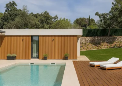 Proyecto vivienda madera técnica WPC