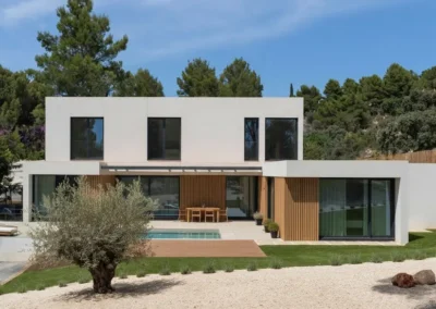 Proyecto vivienda madera técnica WPC